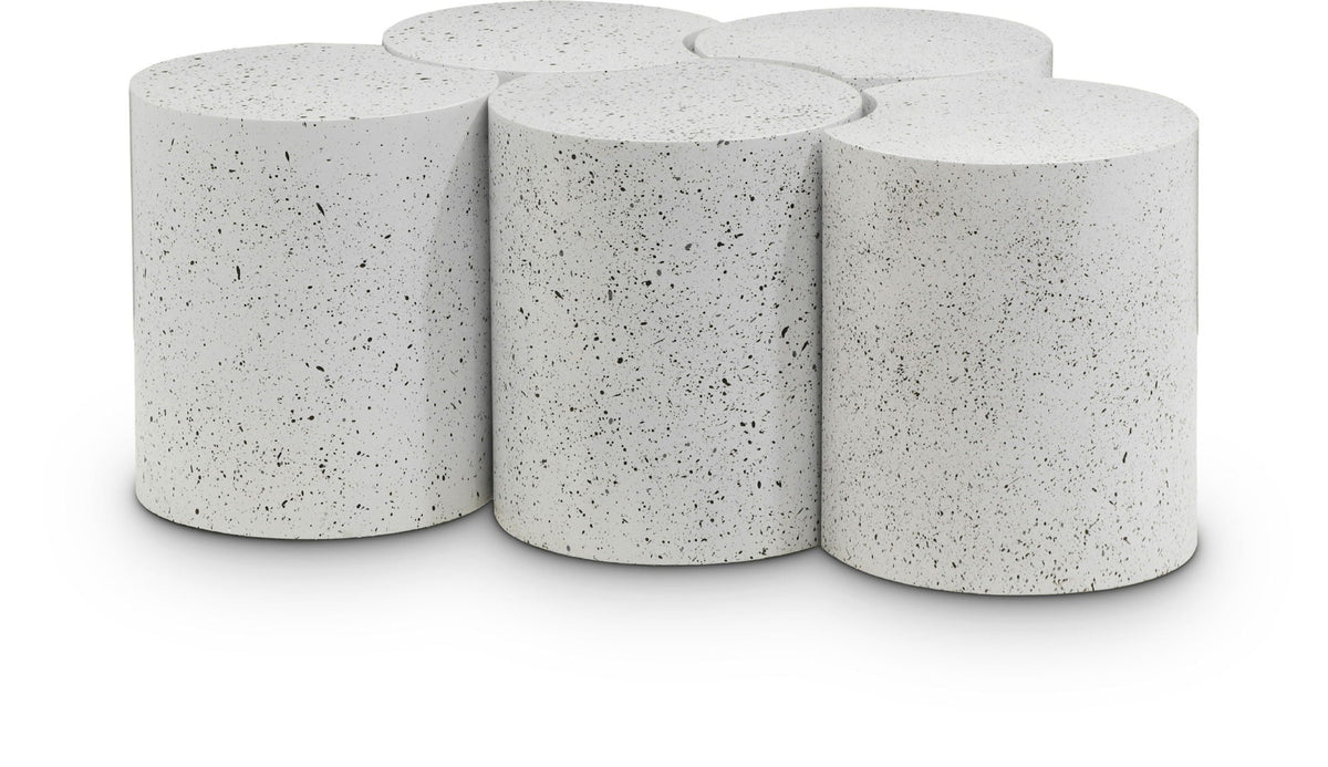 Dimple - 5 Piece Modular Coffee Table - Terazzo Finish