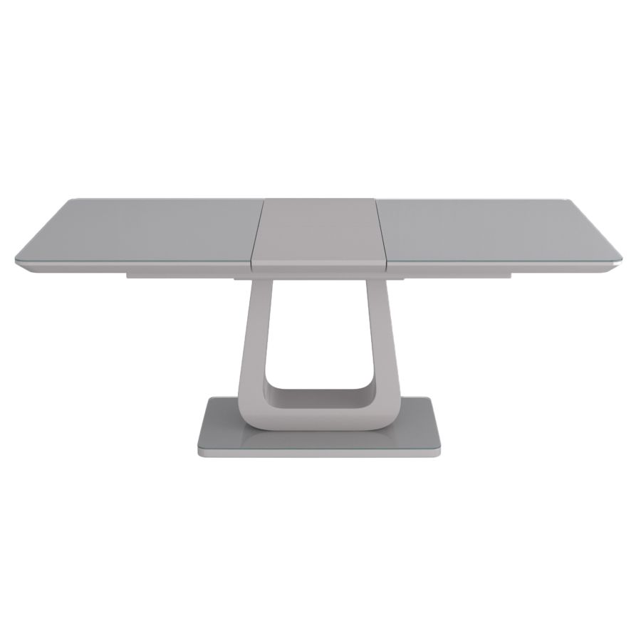 Corvus Dining Table w/Extension in Warm Grey