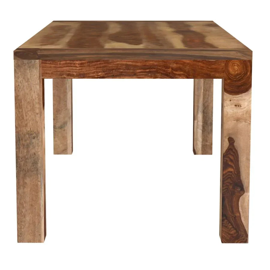 Krish Dining Table in Dark Sheesham - Furniture Depot