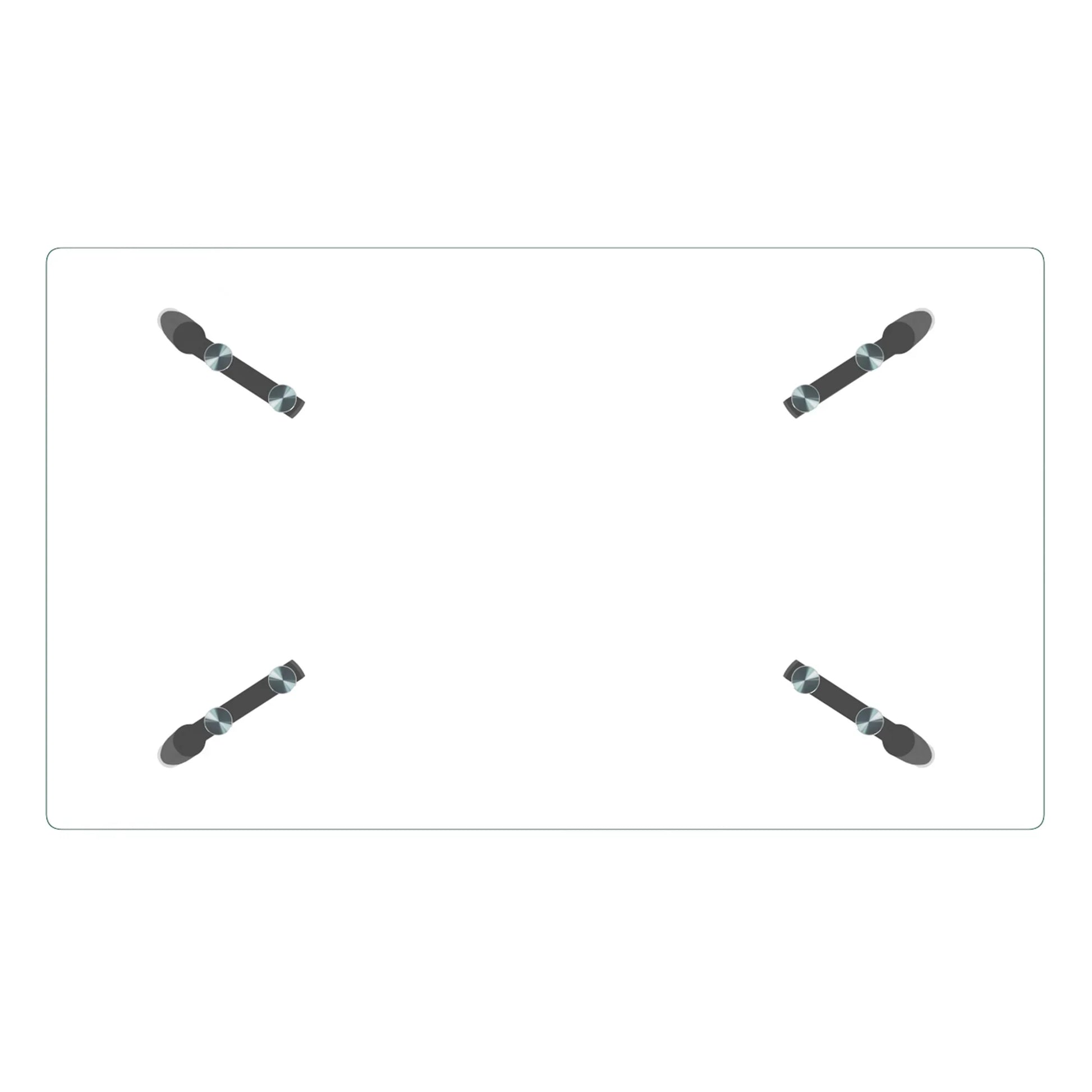 Abbot Rectangular Dining Table in Black - Furniture Depot