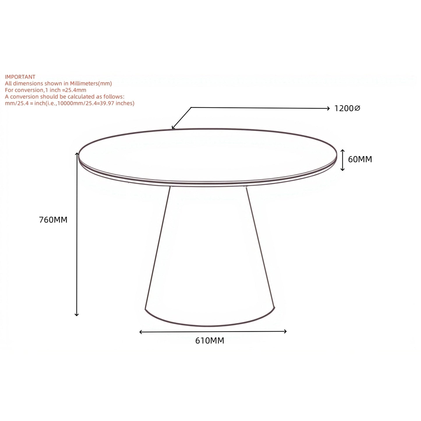 Galio Dining Table White