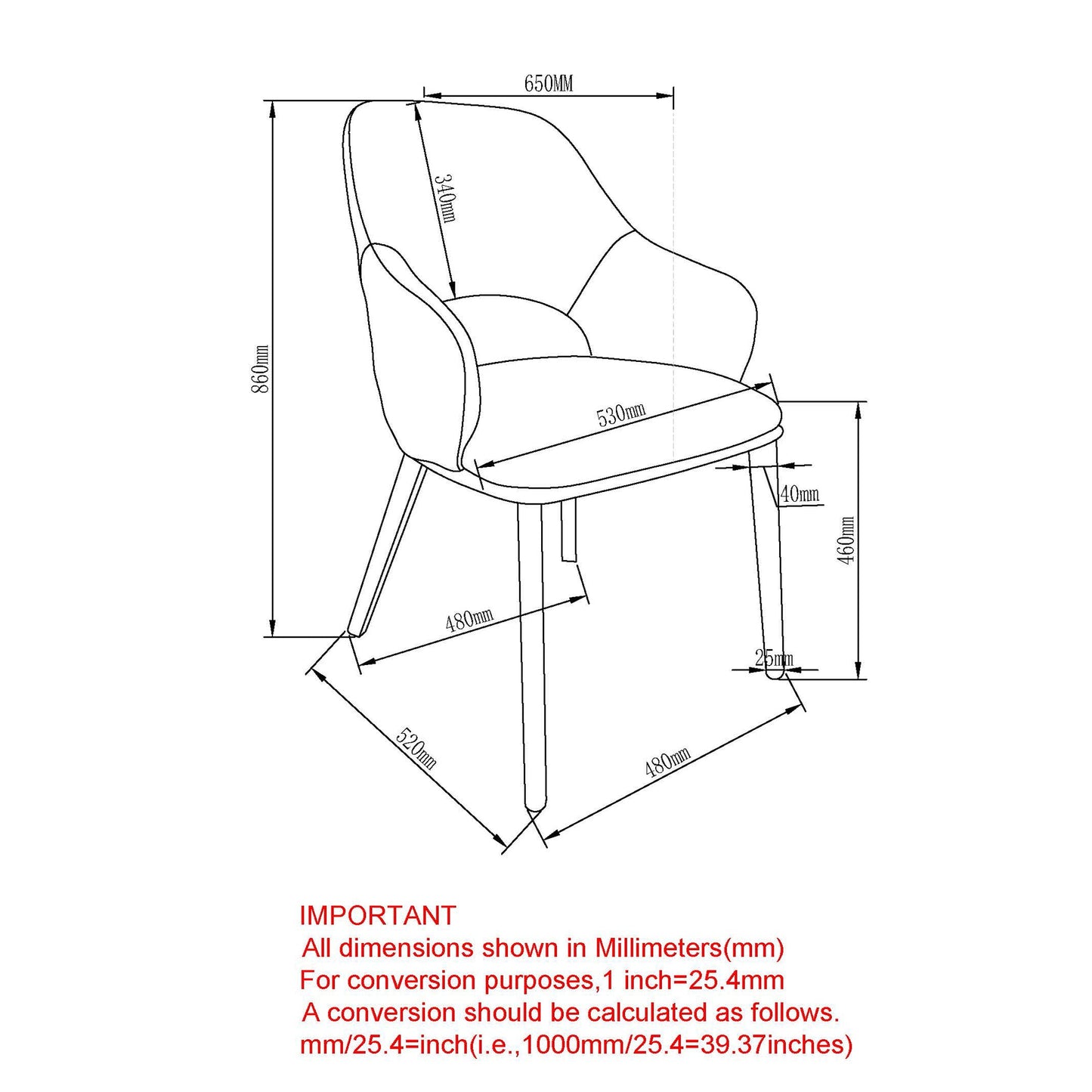 Denzel Dining Chair Stone