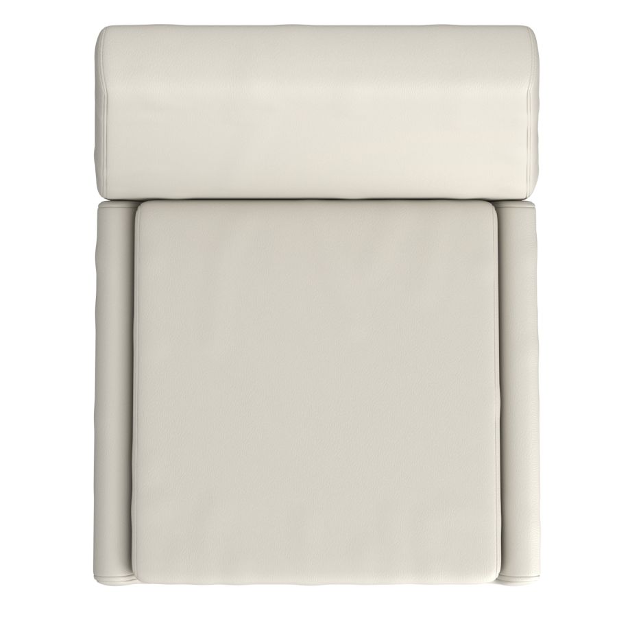 Cortez Dining Chair, Set of 2, in Beige Faux Leather and Black