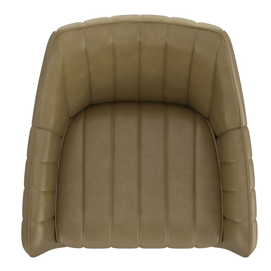 Talon Swivel Dining and Accent Chair, set of 2, in Moss and Black