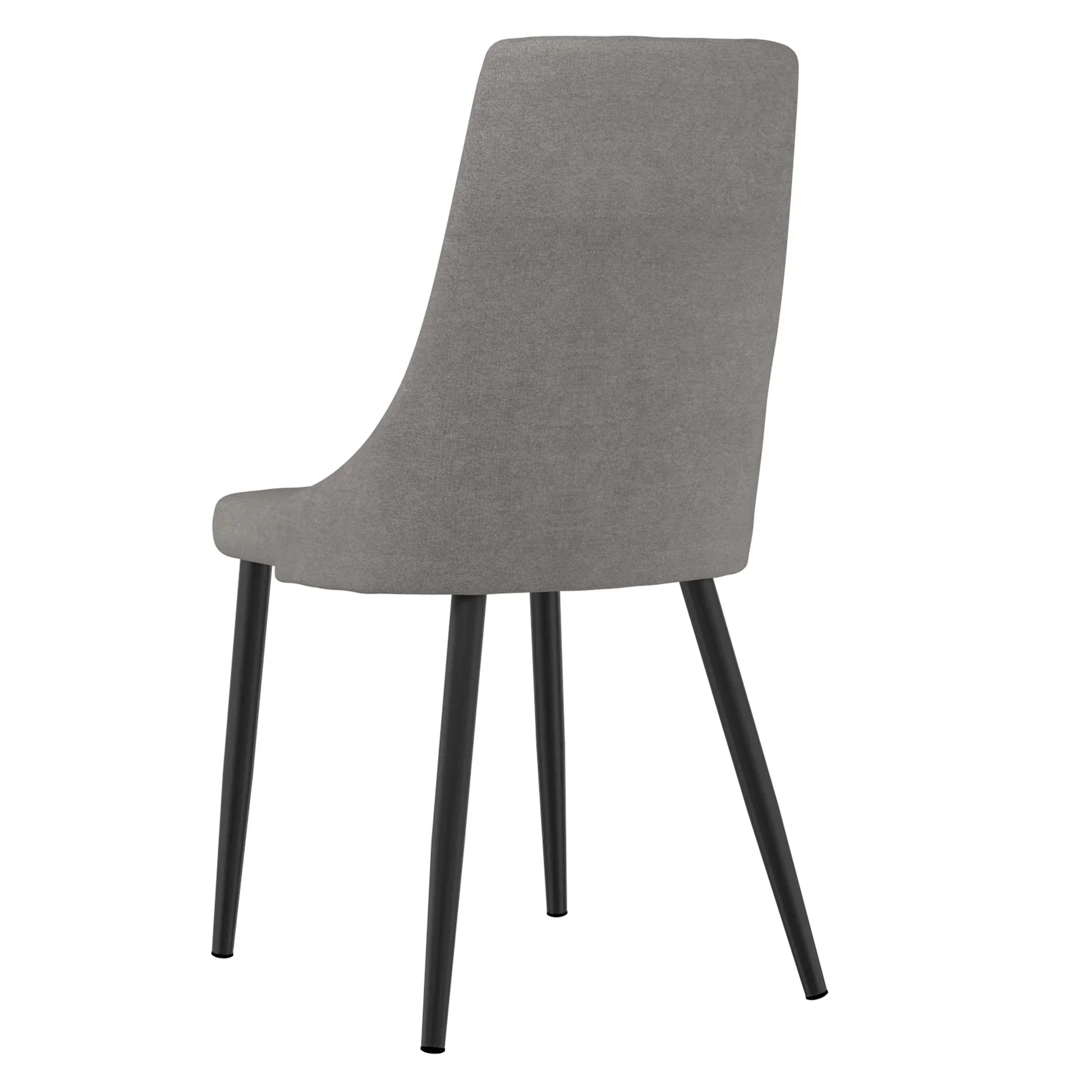 Venice Side Chair, set of 2 in Grey - Furniture Depot