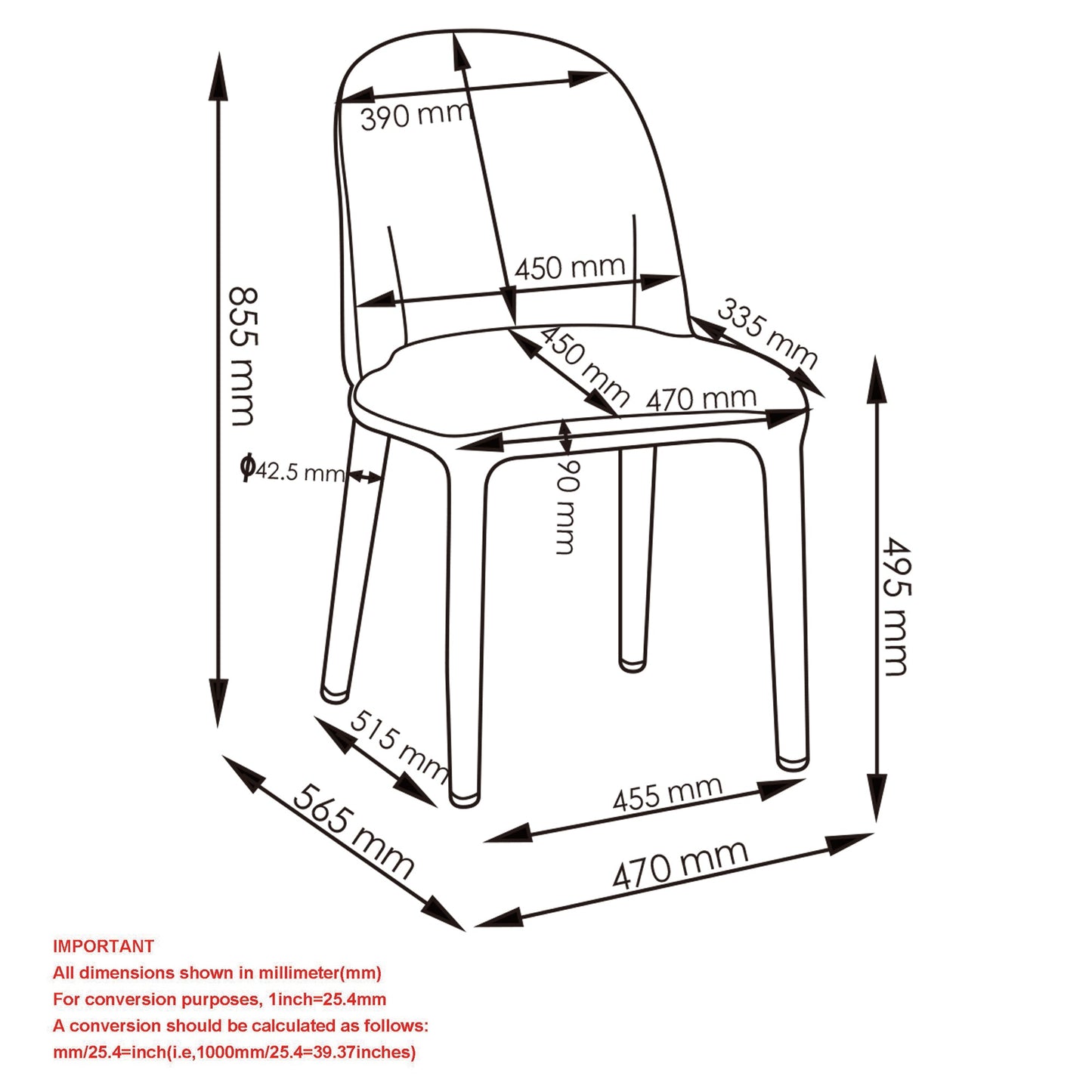 Kiara Dining Chair Brown