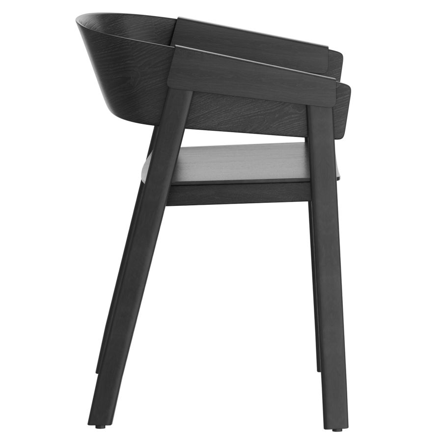 Mateo Contract Grade Chair, Set of 2 in Black
