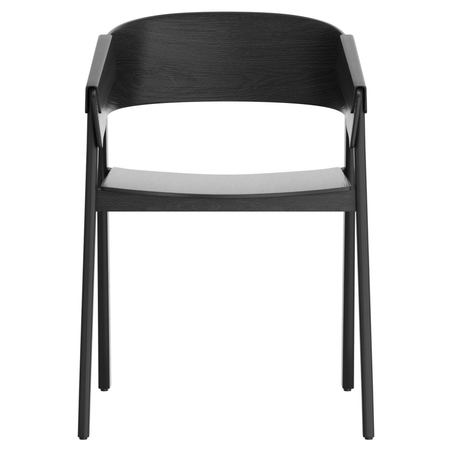 Mateo Contract Grade Chair, Set of 2 in Black