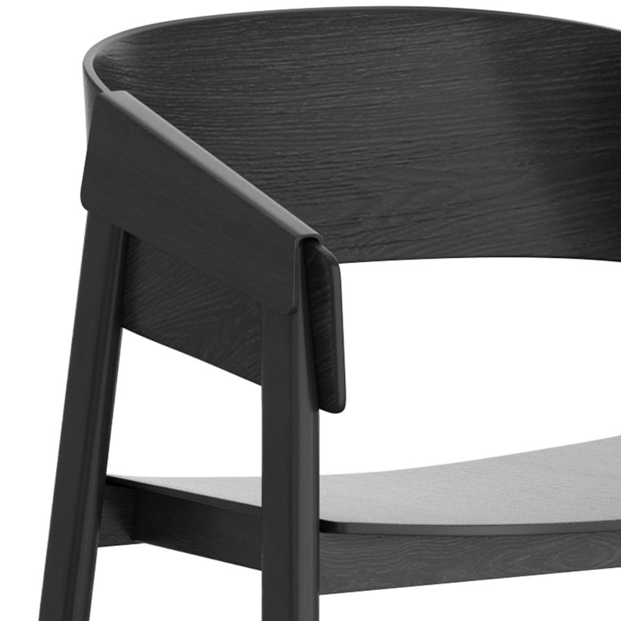 Mateo Contract Grade Chair, Set of 2 in Black