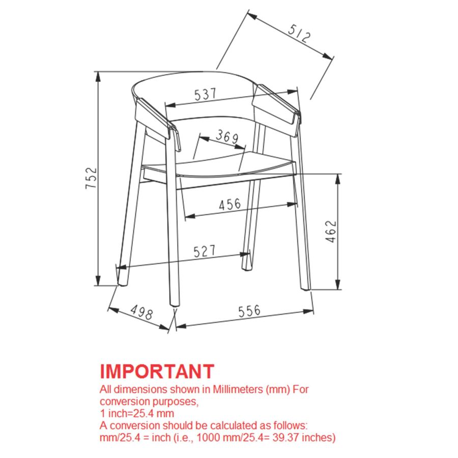 Mateo Contract Grade Chair, Set of 2 in Black