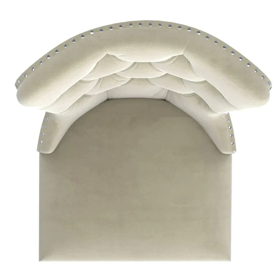 Hollis Side Chair, Set of 2, in Ivory - Furniture Depot