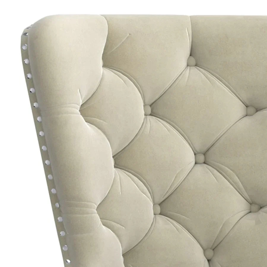 Hollis Side Chair, Set of 2, in Ivory - Furniture Depot