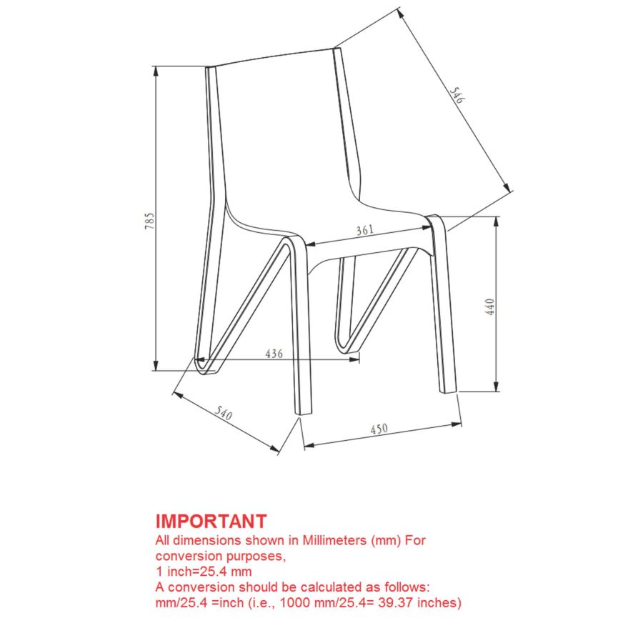 Soren Contract Grade Chair, Set of 2 in Natural