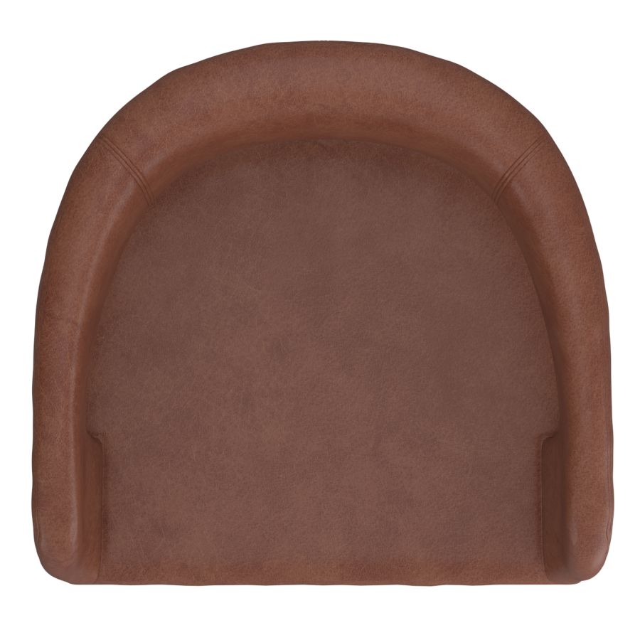 Crimson 26" Counter Stool, set of 2, in Saddle and Black