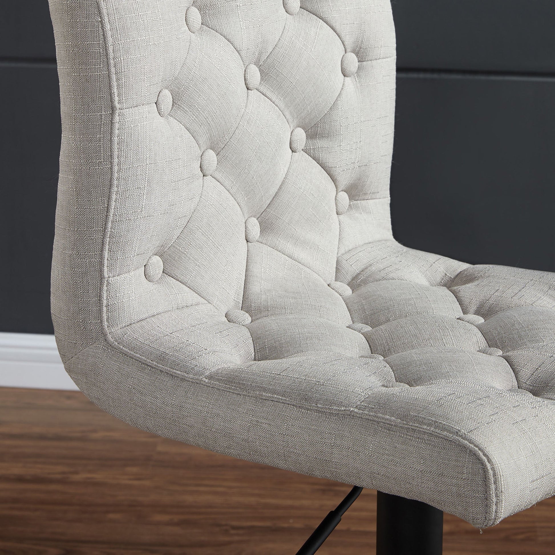 DEX-AIR LIFT STOOL FABRIC-BEIGE - Furniture Depot