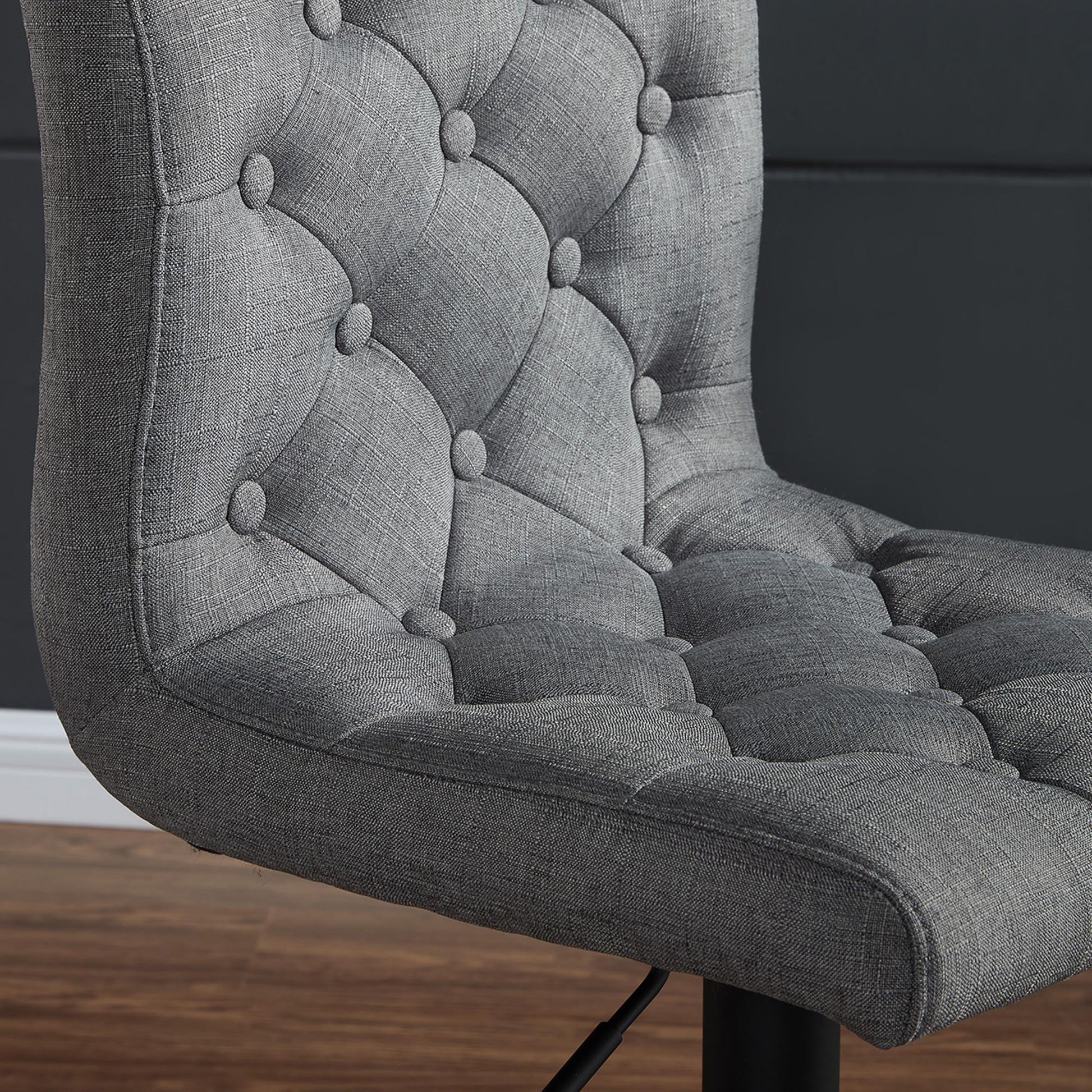 DEX-AIR LIFT STOOL FABRIC-GREY - Furniture Depot