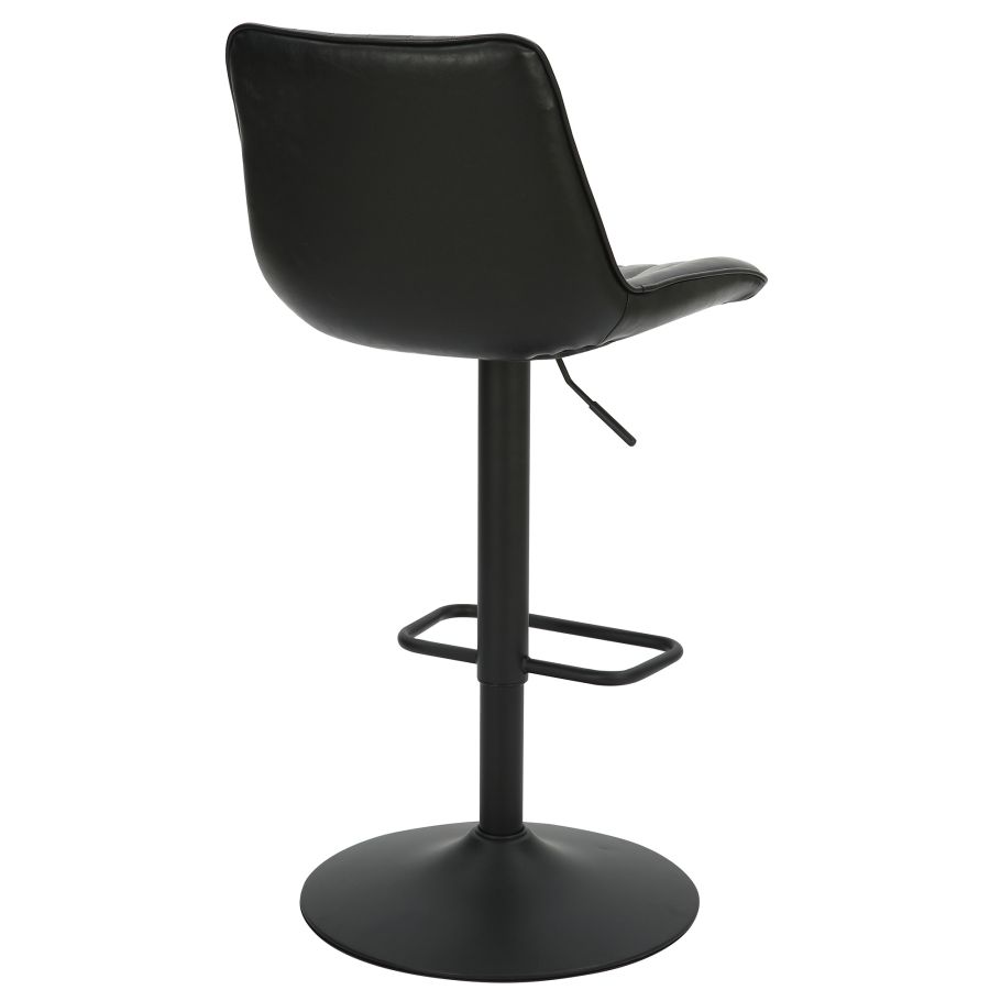 Kosi Adjustable Air-Lift Stool, set of 2, in Black