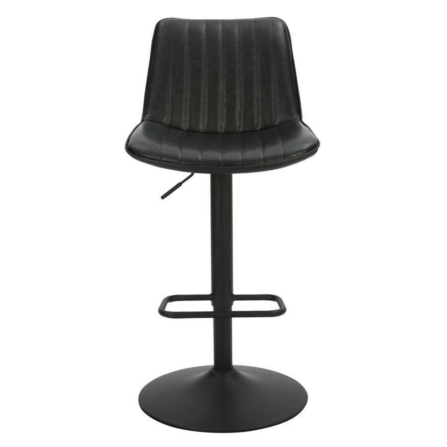 Kosi Adjustable Air-Lift Stool, set of 2, in Black