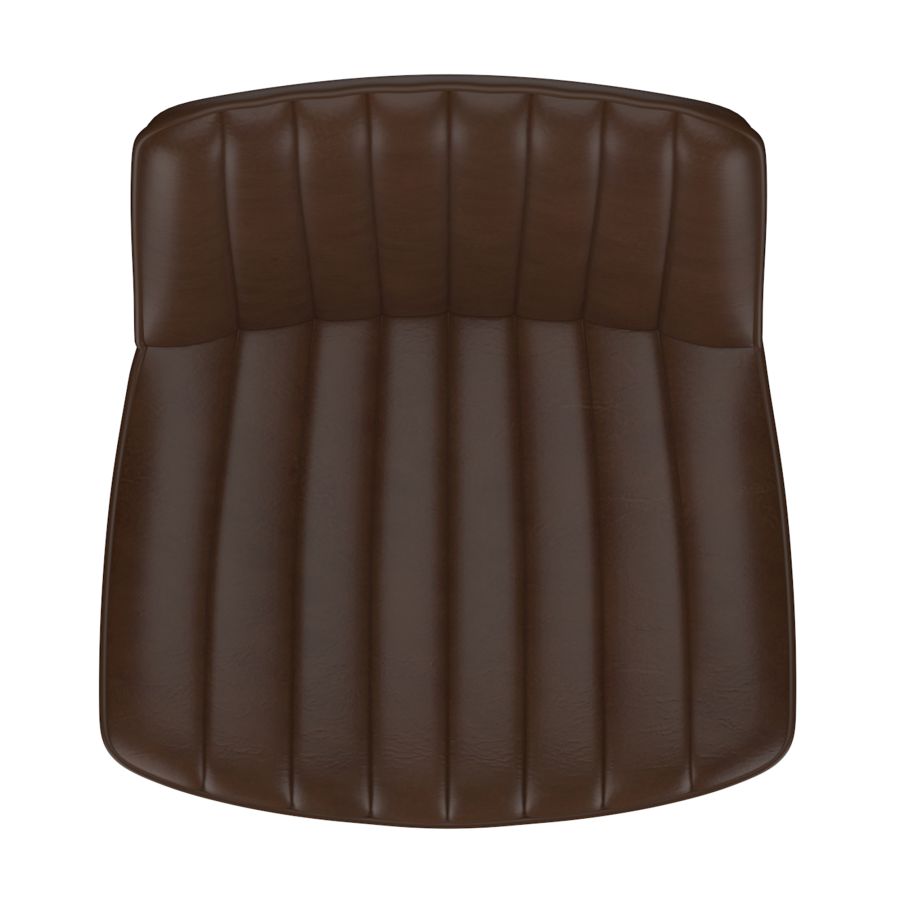 Kosi Adjustable Air-Lift Stool, set of 2, in Brown and Black