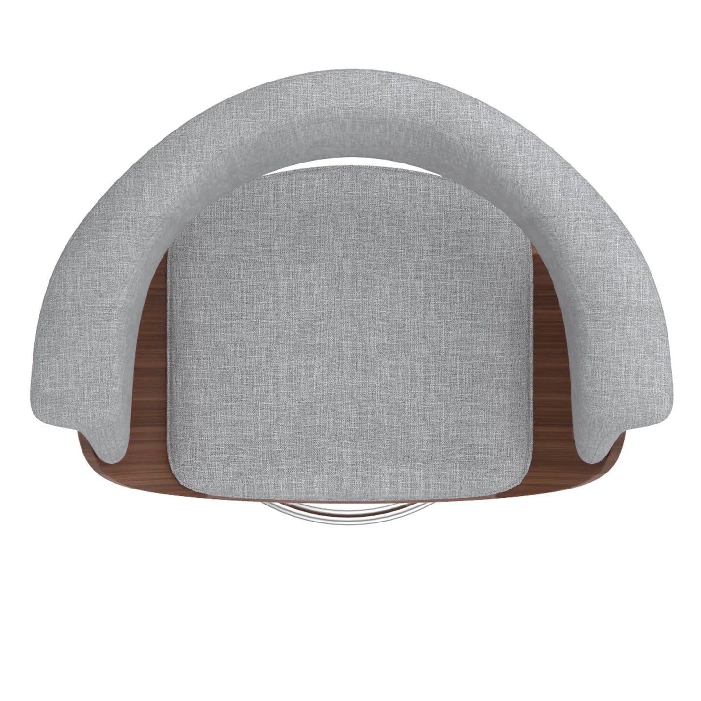 HOLT-26" COUNTER STOOL-FABRIC GREY - Furniture Depot