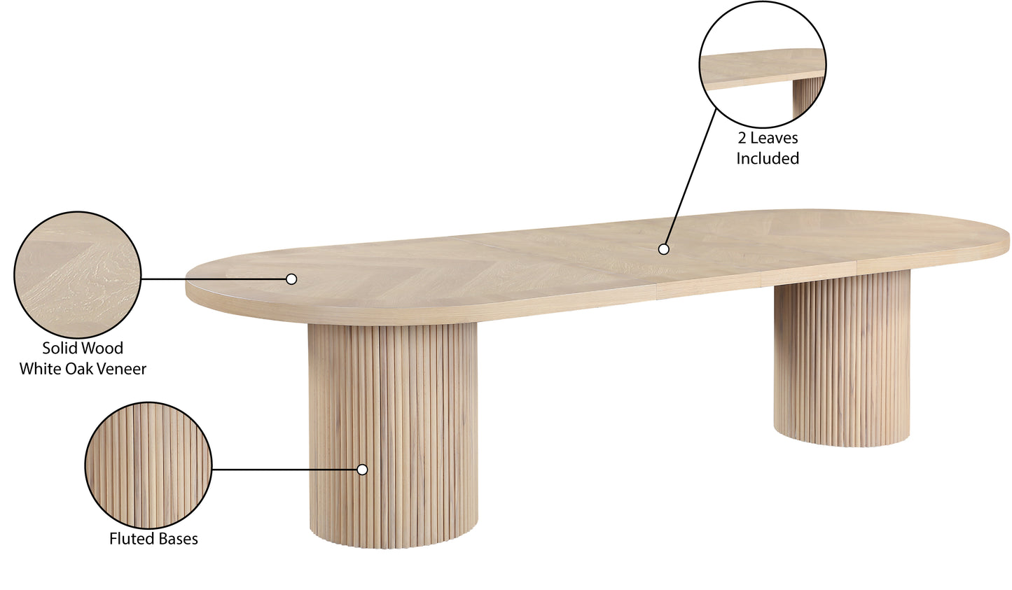 Belinda Oak Dining Table
