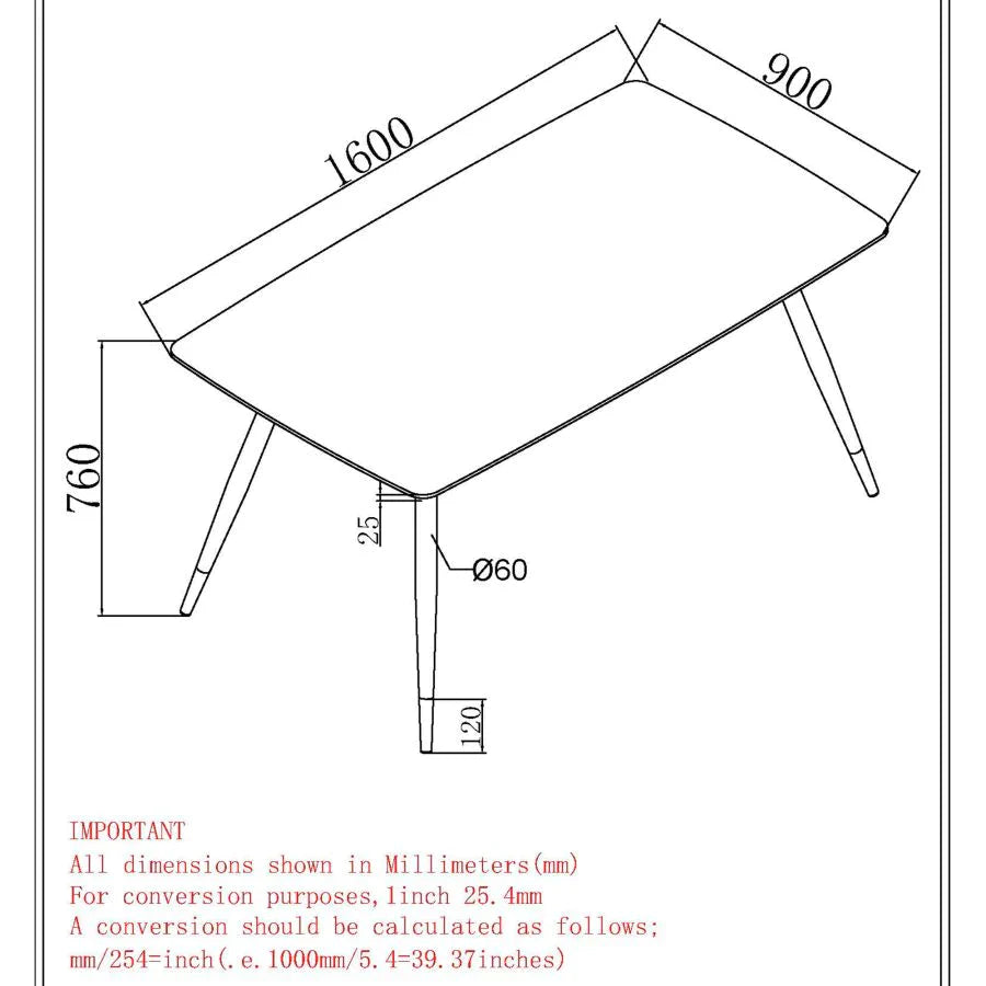Emery/Akira 7pc Dining Set in White with Black Chair - Furniture Depot