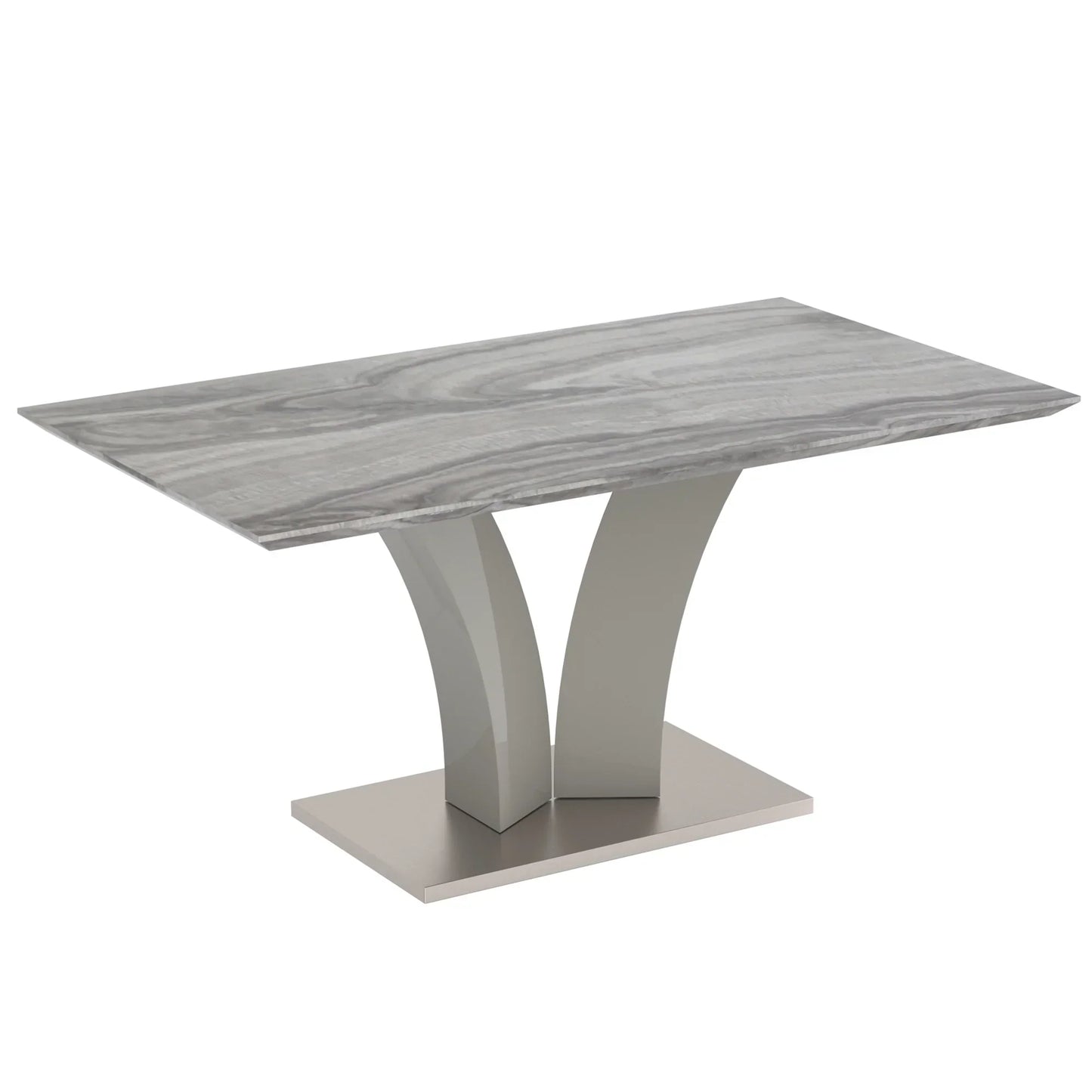 NAPOLI GY/CHLOE GY-7PC DINING SET - Furniture Depot