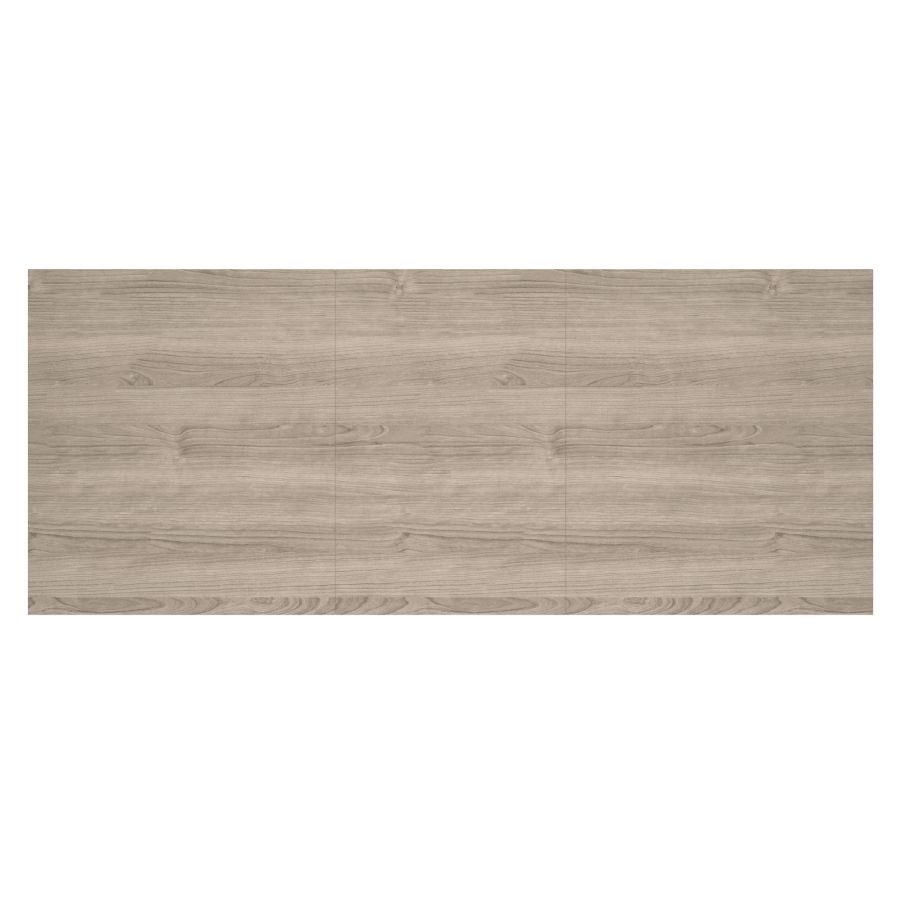 Eclipse/ Caprese 7pc Dining Set - Washed Oak Table with Beige Chair