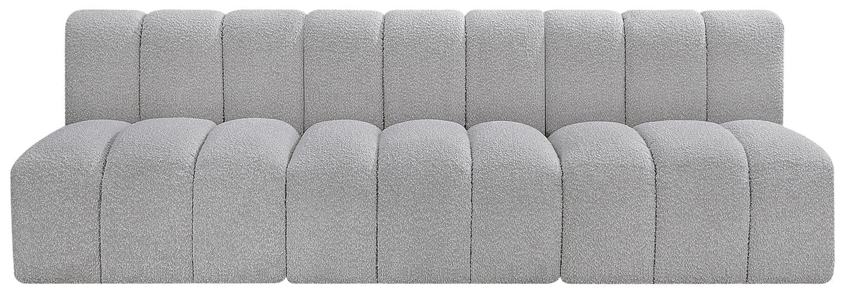 Arc - Boucle Fabric 3 Seats Modular Sofa