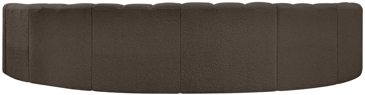 Arc - Boucle Fabric 8 Piece U-Shaped Modular Sofa