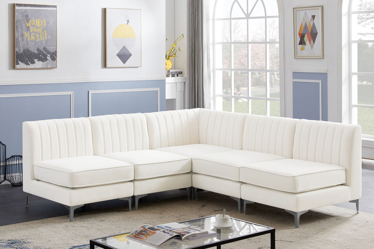 Alina - 5 Piece Armless Sectional