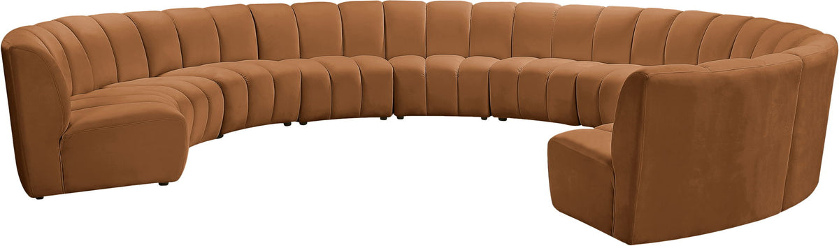 Infinity - 10 Piece Modular Sectional - Saddle