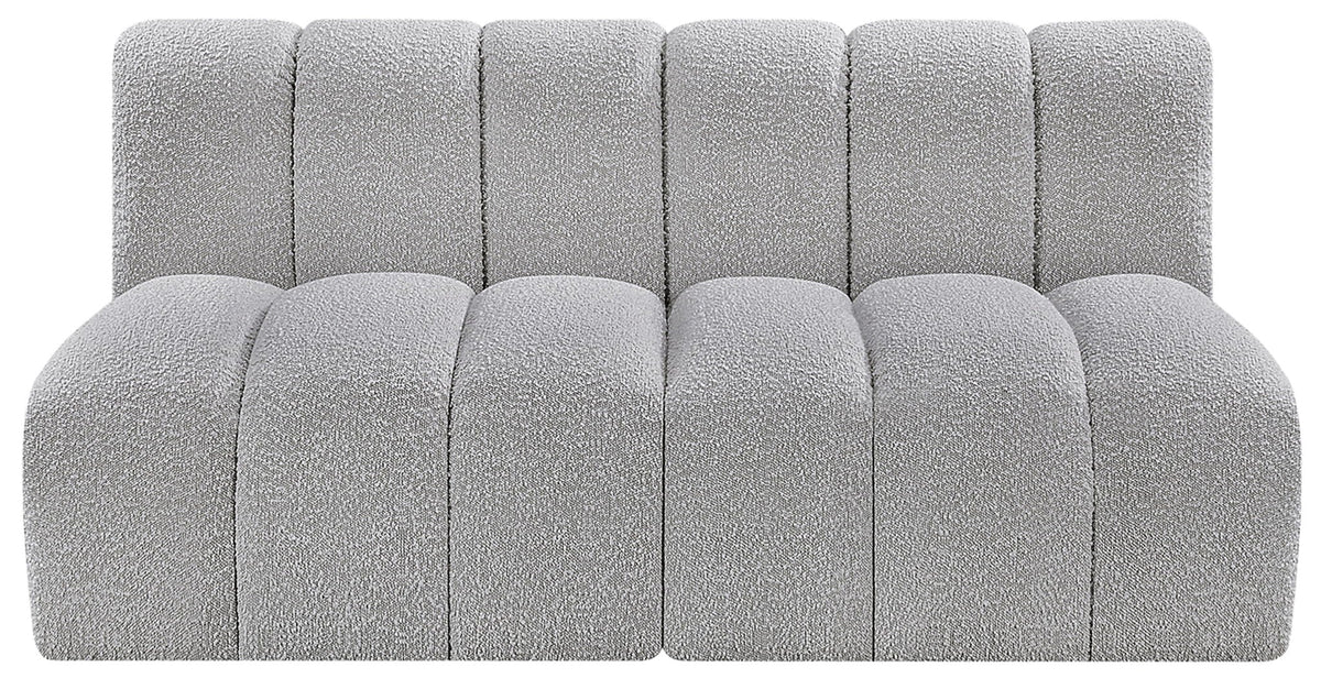 Arc - Boucle Fabric 2 Seats Modular Sofa