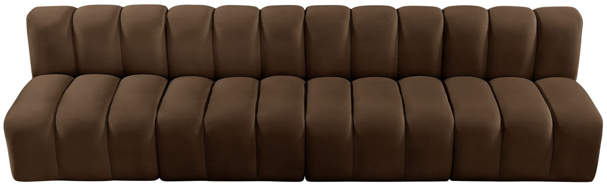 Arc - Velvet 4 Seats Modular Sofa