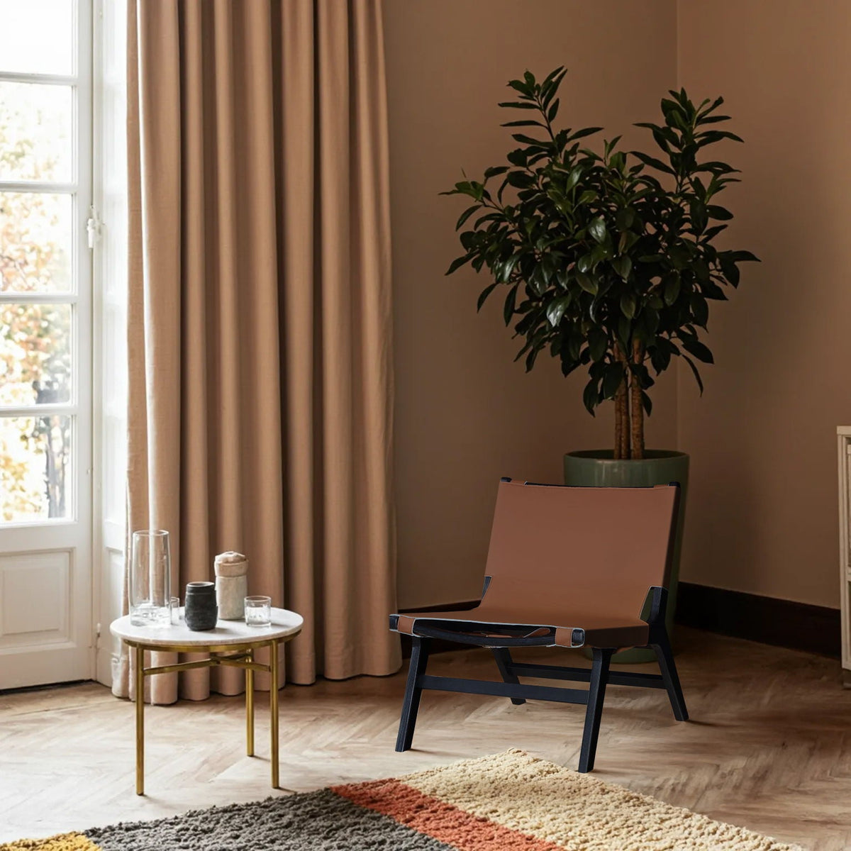Rawlins - Accent Chair - Black Frame