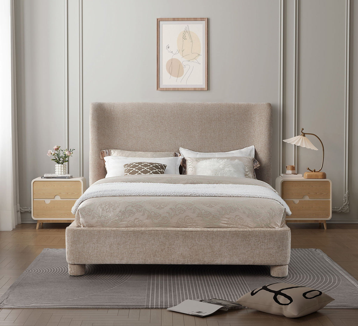 Penny - Chenille Fabric Bed