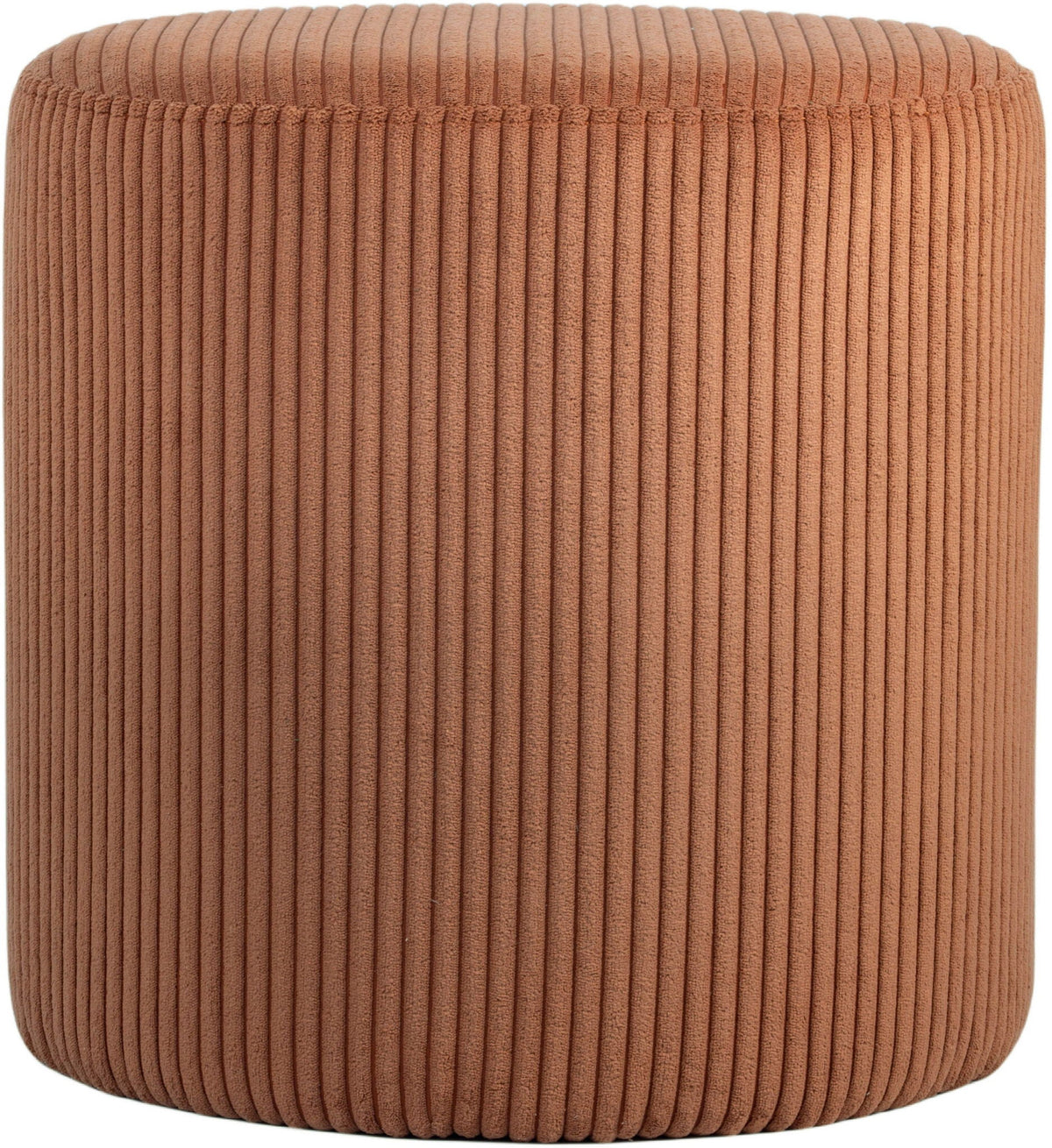 Roy - Round Microsuede Ottoman / Stool