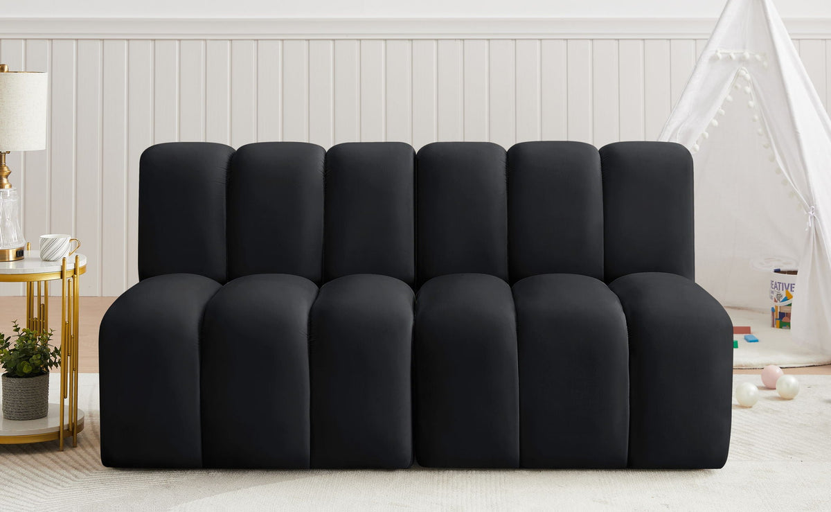 Arc - Velvet 2 Seats Modular Sofa