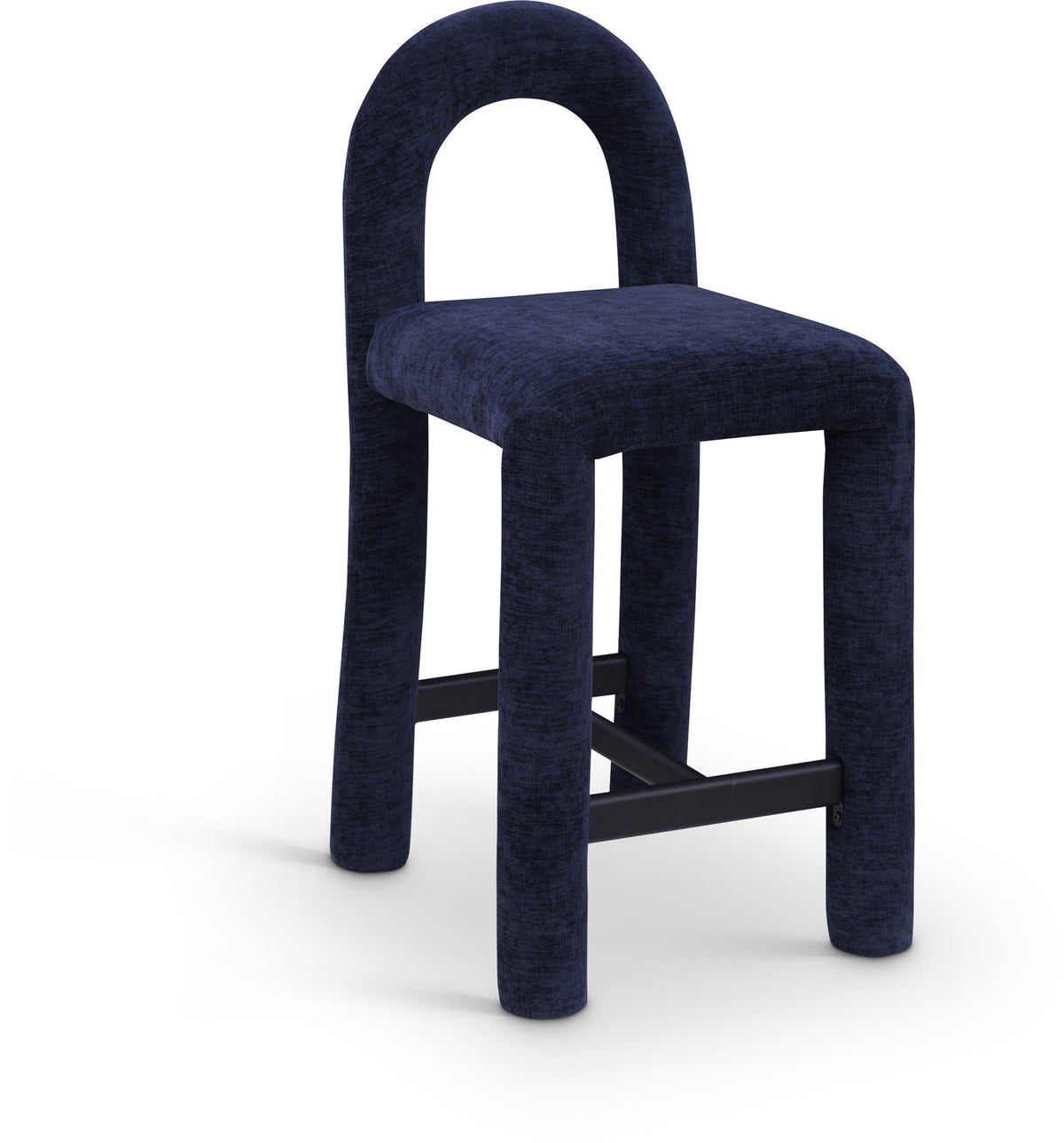 Amari - Chenille Fabric Stool