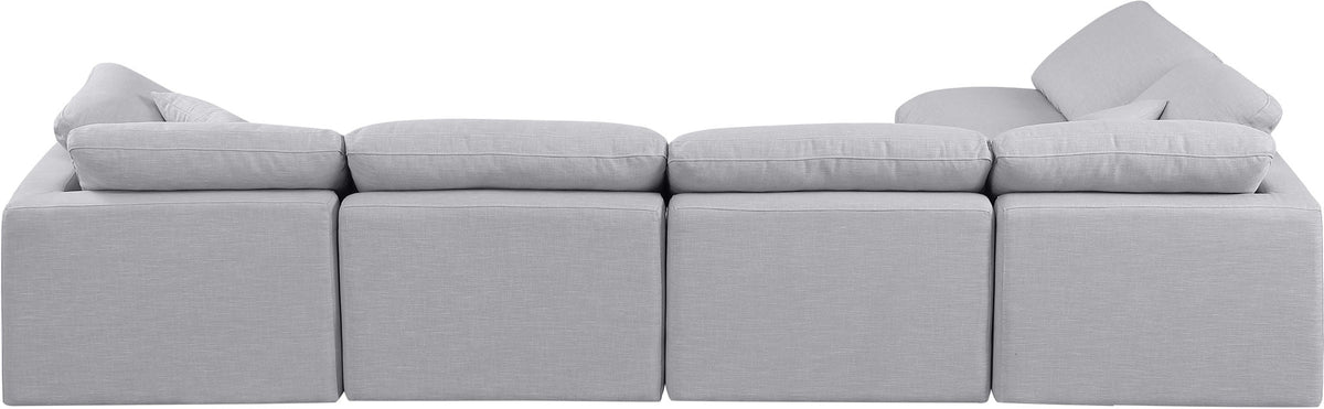 Indulge - Linen 5 Piece Modular Sectional