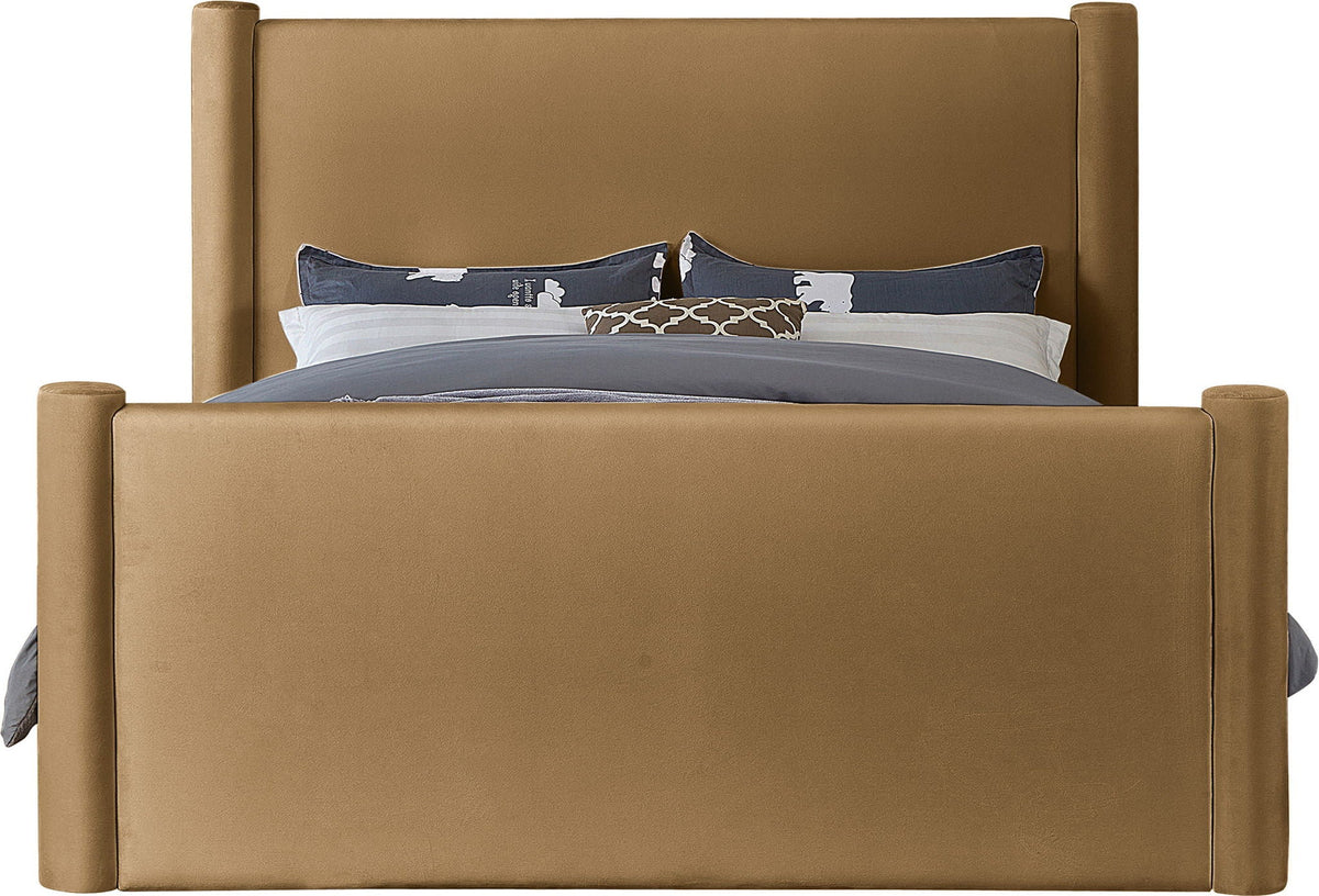 Elias - Velvet Upholstered Bed