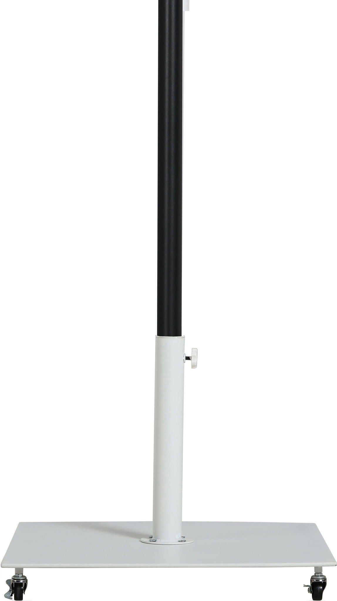 Amalfi - Aluminum Patio Umbrella - White Base / Black Pole