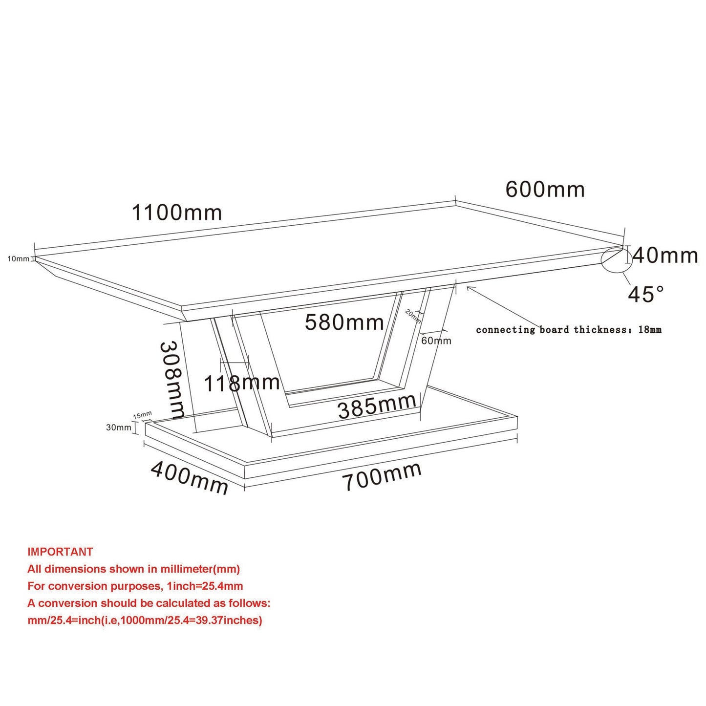 Forna Coffee Table Natural
