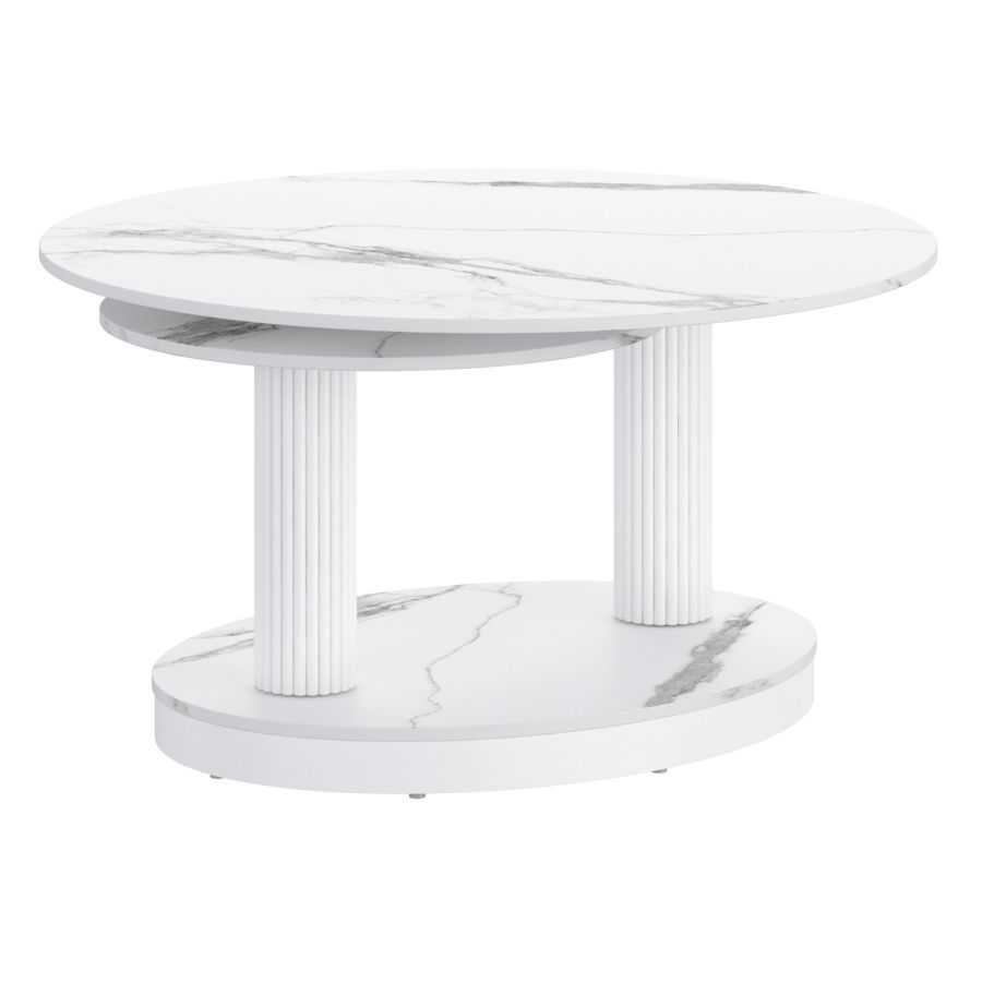 Elara Coffee Table in White