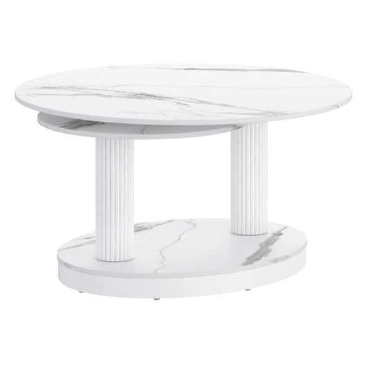 Elara Coffee Table in White