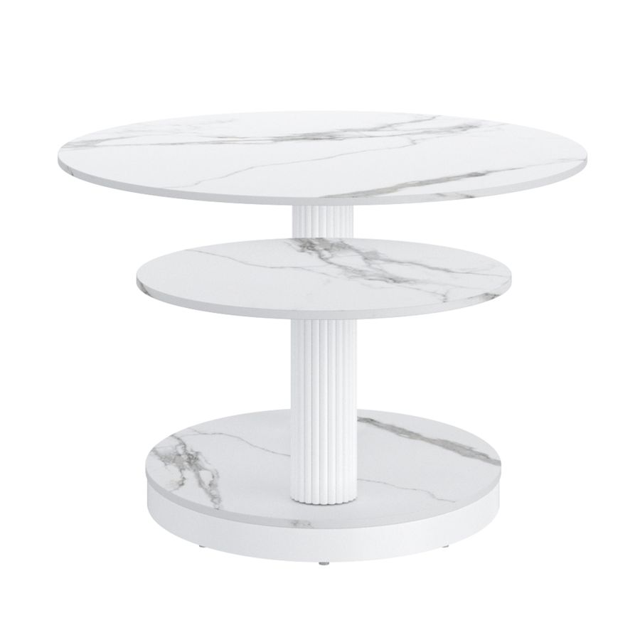 Elara Coffee Table in White