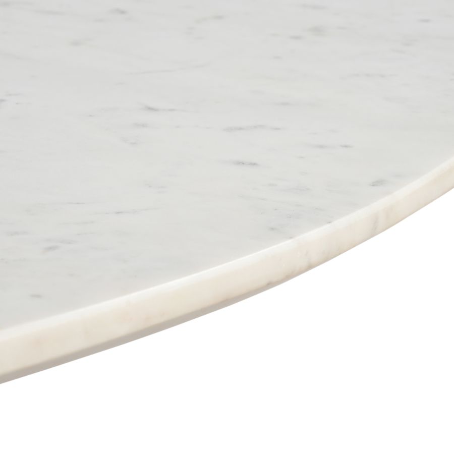 Jilsa Coffee Table in Walnut & White