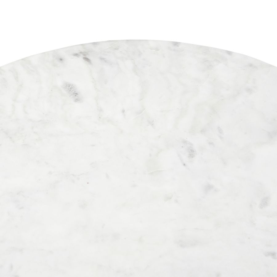 Lyriq Coffee Table in Walnut & White