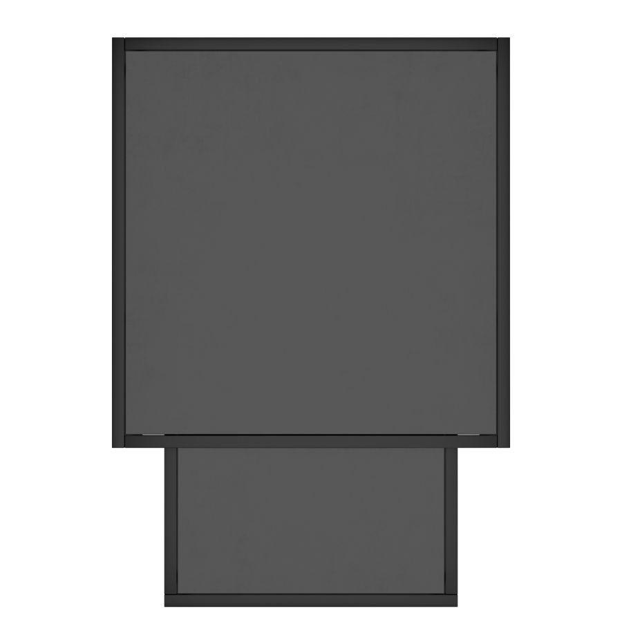 Quinn 2pc Coffee Table Set in Black