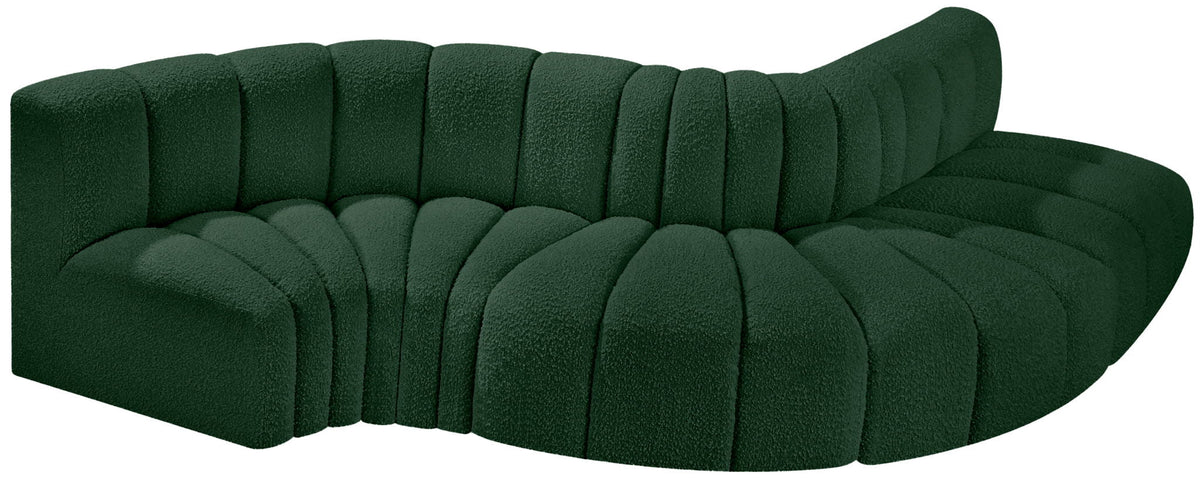 Arc - Boucle Fabric 5 Piece Modular Sofa